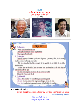 Giáo án môn Văn 6 Bài 4: Văn bản nghị luận sách Cánh diều