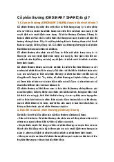 Cổ phần thường (ORDINARY SHARE) là gì ?