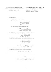Đề thi giữa HKI học phần Giải tích năm 2024 - 2025 | Trường Đại học Công nghệ Thông tin, Đại học Quốc gia Thành phố Hồ Chí Minh