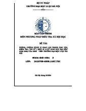Báo cáo nhóm 3: Phòng, chống gian lận trong học tập - M.PTĐT-XH 4906