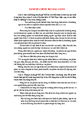 Bộ câu hỏi tự luận ôn tập  môn Kinh tế chính trị | Trường đại học Mở Hà Nội