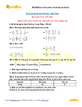 Ôn tập hè lớp 6 lên lớp 7 môn Toán