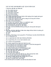 Đề cương môn Luật hành chính - Trường Đại học lao động -  xã hội