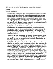 Cơ sở và nhu cầu đòi hỏi Việt Nam phải mở cửa, hội nhập với thế giới môn Lịch sử Đảng Cộng Sản Việt Nam | Trường Đại học Kinh doanh và Công nghệ Hà Nội