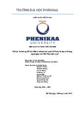 Tư tưởng Hồ Chí Minh về đoàn kết quốc tế? Liên hệ thực tế trong ngoại giao của Việt Nam hiện nay? | Báo cáo tiểu luận Tư tưởng Hồ Chí Minh | Trường Đại học Phenikaa