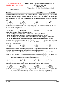 Đề thi HSG Toán 11 lần 1 năm 2023 – 2024 trường THPT Ngô Gia Tự – Vĩnh Phúc