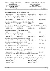 Đề giữa kỳ 1 Toán 8 năm 2024 – 2025 phòng GD&ĐT Mỹ Hào – Hưng Yên