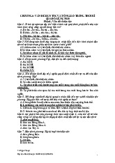 Ôn tập trắc nghiệm Chủ nghĩa xã hội khoa học - Chương 6: Vấn đề dân tộc và tôn giáo trong thời kì quá độ lên chủ nghĩa xã hội | Đại học Tài chính - Kế toán