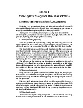 Tổng quan về quản trị marketing | Đại học Nội Vụ Hà Nội