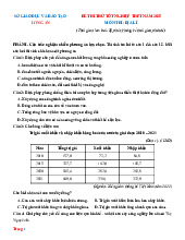 Đề Thi Thử Tốt Nghiệp 2025 Địa Lí Sở GD Quảng Nam Giải Chi Tiết