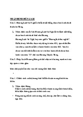 Bài tập ôn tập LSĐ./ Trường đại học Nguyễn Tất Thành