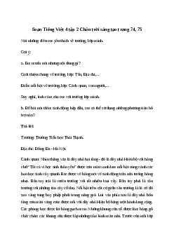 Ôn tập giữa học kì 2 Tiết 3 | Chân Trời sang tạo Tiếng việt 4