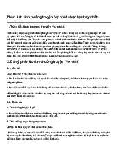 Phân tích tình huống truyện Vợ nhặt chọn lọc hay nhất | Ngữ văn 12