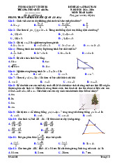 Đề khảo sát Toán 9 đầu năm 2024 – 2025 trường THCS Đức Giang – Bắc Giang