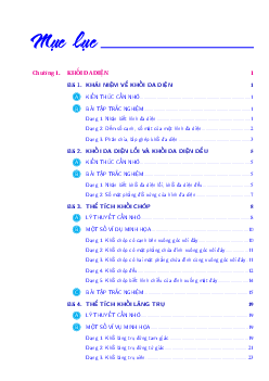 Các dạng bài tập khối đa diện và thể tích khối đa diện – Phùng Hoàng Em
