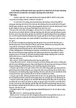 Đề cương học phần Chủ nghĩa xã hội  (có đáp án) | Đại học Kinh tế kỹ thuật công nghiệp