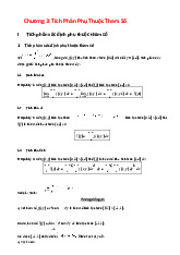Chương 3: Tích phân phụ thuộc tham số - Giải tích II (MI1120) | Trường Đại học Bách khoa Hà Nội
