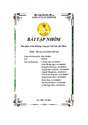 Tài Liệu: Việt Nam Trước Thềm Đổi Mới 1986 | Lịch Sử Đảng Cộng Sản Việt Nam