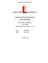 Báo cáo thực tập cơ bản phòng t310 Lắp ráp mạch đa hài tự dao động  dùng transistor | Thực tập cơ bản | Trường Đại học Bách Khoa Hà Nội