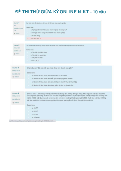 Đề thi giữa kỳ   môn nguyên lý kế toán