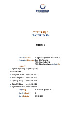 Báo cáo tiểu luận giữa kỳ về công ty VMO Holdings học phần Nhập môn kinh doanh quốc tế | Trường Đại học Phenikaa