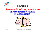 Bài giảng Chương 4: Tính giá các đối tượng kế toán - Nguyên Lý Kế Toán | Trường Đại học Tôn Đức Thắng