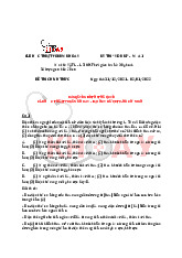 Đề thi môn Vật lý lý sinh | Trường Đại học Y Dược Thành phố Hồ Chí Minh