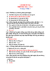 Câu hỏi trắc nghiệm ôn tập môn Triết học Mác - Lênin | Học viện Nông nghiệp Việt Nam