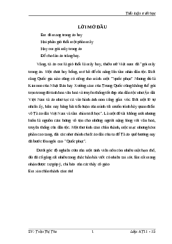 Tiểu luận nguồn gốc lịch sử của áo dài, hình ảnh áo dài với bạn bè năm châu | Trường Đại Học Thủ Đô Hà Nội