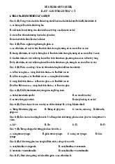 Đề cương Sinh học 11 - HKII: Cảm ứng ở Động vật & Tập tính