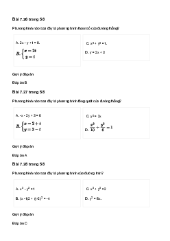 Toán 10 Bài tập cuối chương VII - Kết nối tri thức với cuộc sống