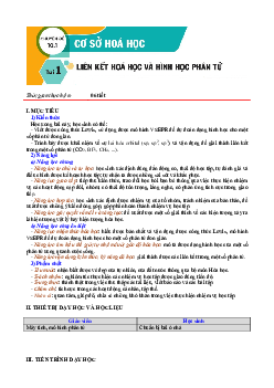 Giáo án chuyên đề học tập hóa 10 cánh diều cả năm
