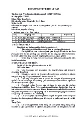 Đề cương văn hóa giao tiếp kinh doanh- Trường Đại học Ngoại ngữ- Đại học Quốc gia Hà Nội