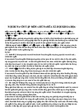 Nội dung ôn tập - Chủ nghĩa xã hội khoa học | Trường Đại học Kinh tế, Đại học Quốc gia Hà Nội