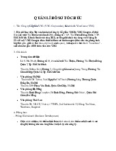 Quản Lý Hồ Sơ Tổ Chức Công Ty VNG Môn Quản trị nguồn nhân lực | Trường Đại học Công nghiệp Thành phố Hồ Chí Minh