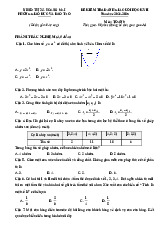 Đề cuối học kỳ 2 Toán 9 năm 2024 – 2025 phòng GD&ĐT Hoàng Mai – Nghệ An