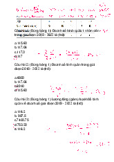 Giải đề thầy Khoa lần 2  môn Thống kê trong kinh tế và kinh doanh | Trường Đại học Kinh Tế Quốc Dân