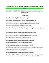 Đề cương câu hỏi trắc nghiệm, tự luận, tình huống ôn tập học phần Luật doanh nghiệp và kinh doanh | Trường Đại học Phenikaa