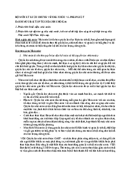 Phân tích các đặc trưng của nhà nước, trên cơ sở đó hãy làm sáng tỏ một đặc trưng của Nhà nước Việt Nam hiện nay học phần Lý luận chung