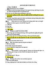 TOP câu hỏi trắc nghiệm có đáp án Môn Kế toán quản trị | Đại học Bách Khoa Hà Nội