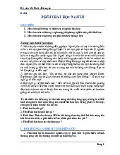 Phôi Thai Học Người | Đại học Y Dược Thành phố Hồ Chí Minh