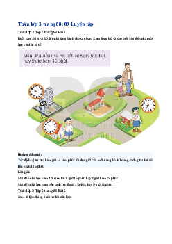 Giải SGK môn Toán 3 - Bài 69: Luyện tập chung | Kết nối tri thức