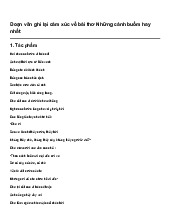 Đoạn văn ghi lại cảm xúc về bài thơ Những cánh buồm hay nhất | Văn mẫu Lớp 7