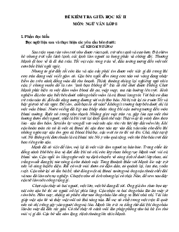 Đề thi giữa học kỳ 2 văn 8 Kết nối tri thức (có đáp án)