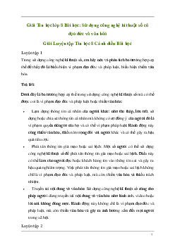 Giải Tin học 8 Bài học: Sử dụng công nghệ kĩ thuật số có đạo đức và văn hóa | Cánh diều