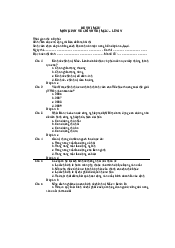 Đề thi mẫu môn Kinh tế chính trị Mác - Lênin | Trường Đại học Mở Thành phố Hồ Chí Minh