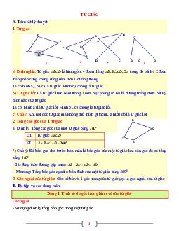 Các chuyên đề học tập môn Toán 8 phần Hình học