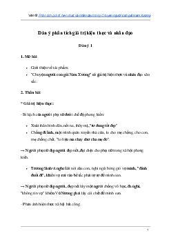 Phân tích giá trị hiện thực và nhân đạo trong Chuyện người con gái Nam Xương | Văn mẫu lớp 9
