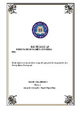 Nghiên cứu các yếu tố ảnh hưởng đến hạnh phúc bên trong của sinh viên | Bài thảo luận Phương pháp nghiên cứu khoa học