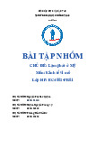 Chủ đề: Lạm phát ở Mỹ - Báo cáo bài tập nhóm môn Kinh tế vĩ mô | Trường Đại học Đồng Tháp